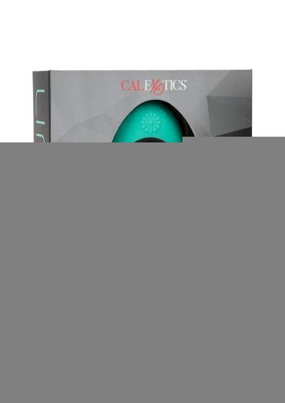 Link Up Remote Alpha Rechargeable Silicone Dual Stimulating Cock Ring with Remote Control - Black/Green