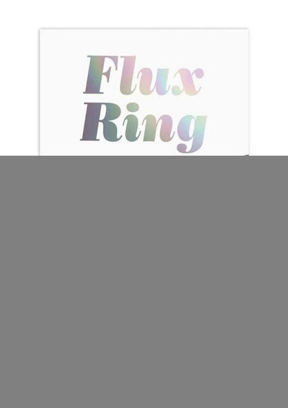 Flux Ring Silicone Cock Ring - Black/Black Onyx