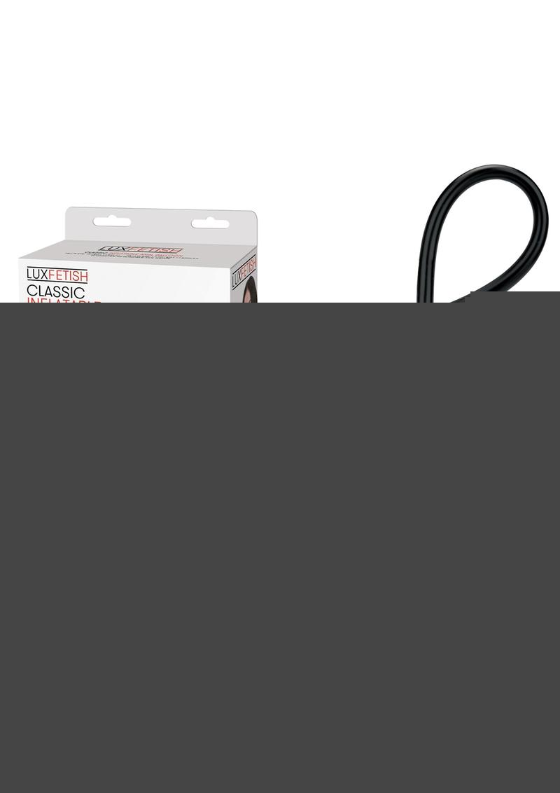 Lux Fetish Classic Inflatable Anal Balloon - Black