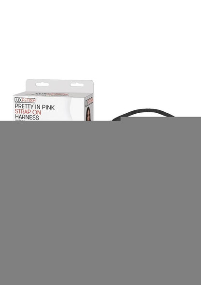 Lux Fetish Pretty In Pink Strap-On Harness Adjustable