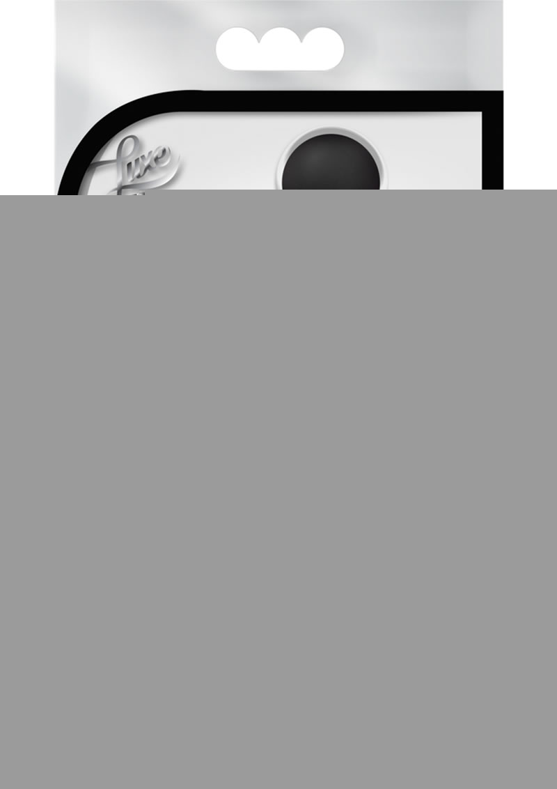 Luxe Be Me 3 Silicone Butt Plug - Black