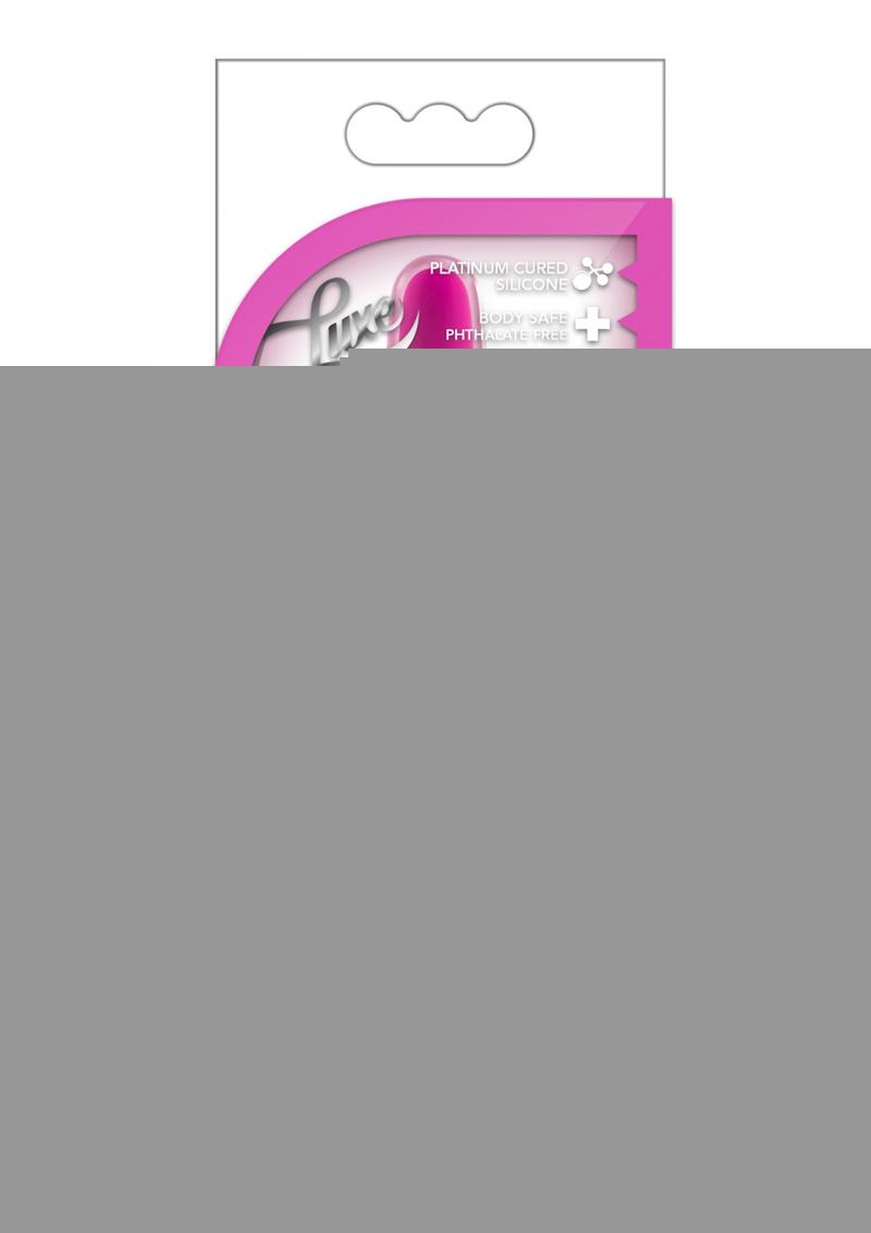 Luxe Beginner Plug Silicone Butt Plug - Pink - Large/Medium