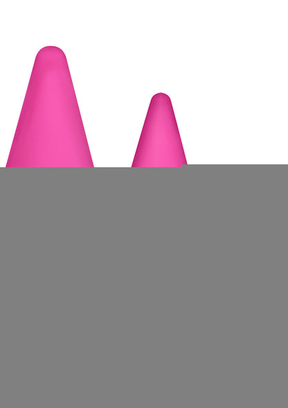 Luxe Candy Rimmer Anal Kit Silicone - Pink - 3 Piece Kit