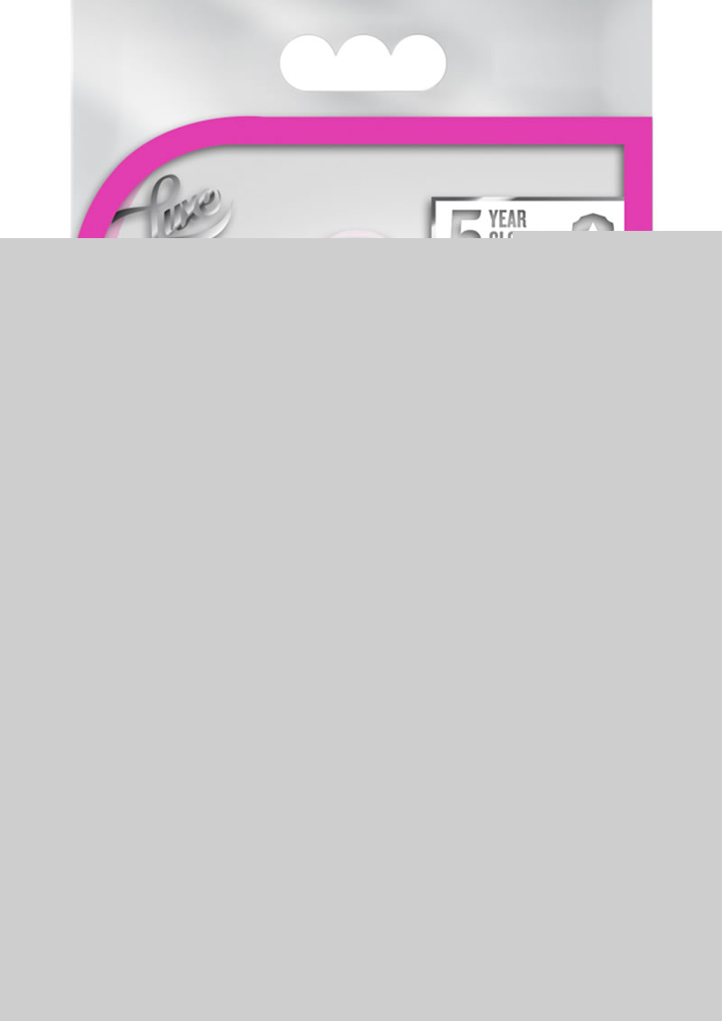 Luxe Little Thumper Silicone Vibrating Butt Plug - Pink