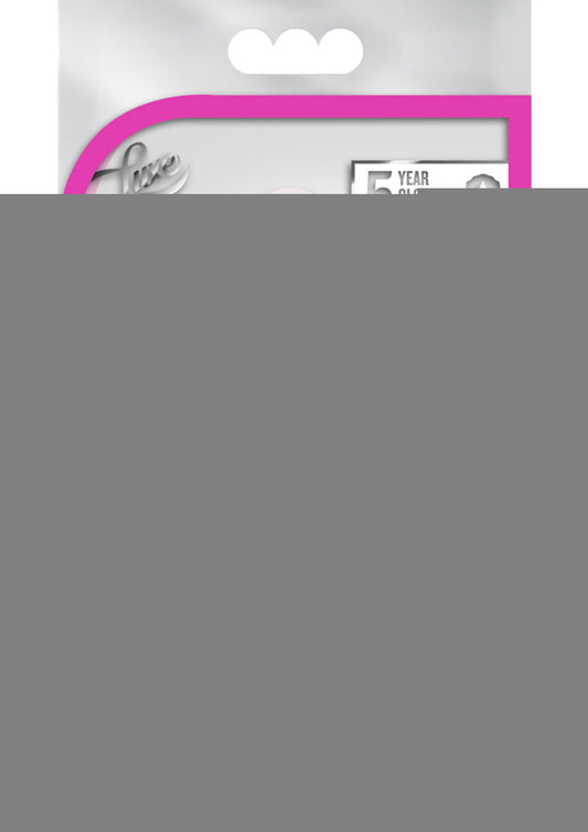 Luxe Little Thumper Silicone Vibrating Butt Plug - Pink