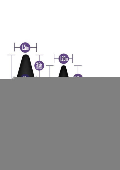 Luxe Night Rimmer Silicone Anal Kit