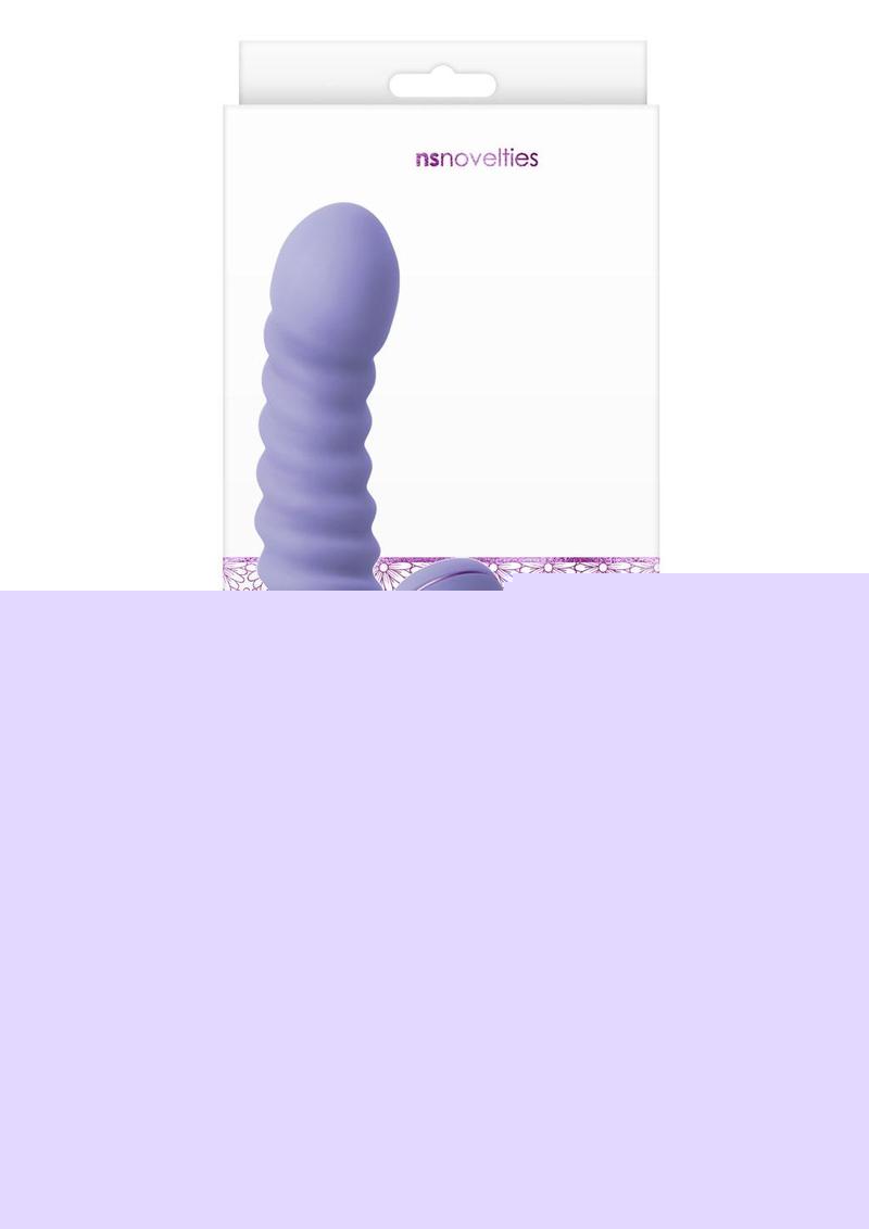 Luxe Nova Rechargeable Silicone Rabbit Vibrator - Purple