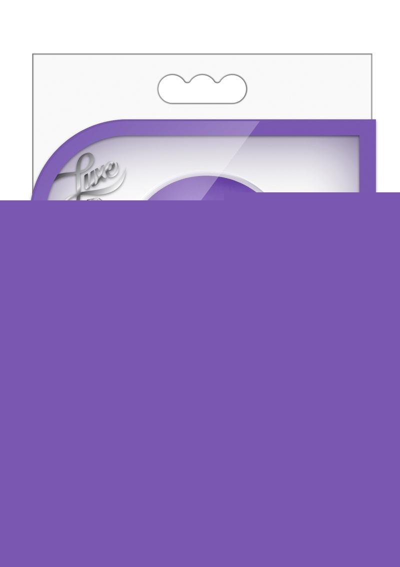 Luxe Wearable Vibra Plug Silicone Butt Plug - Purple