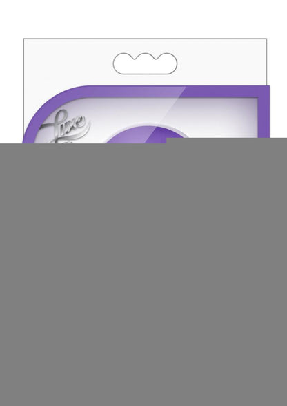 Luxe Wearable Vibra Plug Silicone Butt Plug - Purple