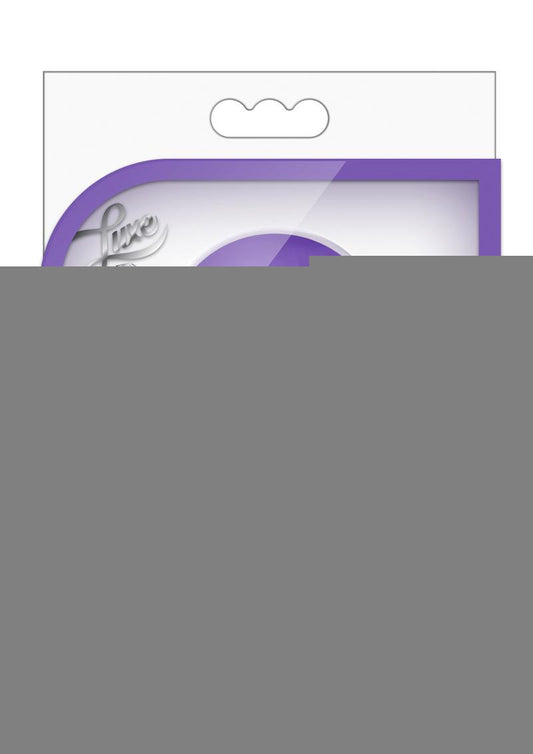 Luxe Wearable Vibra Plug Silicone Butt Plug - Purple