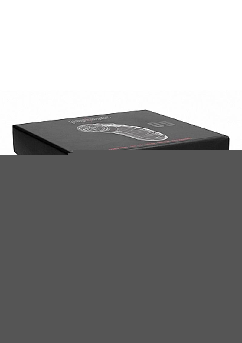 Man Cage Model 05 Male Chastity with Lock - Clear - 5.5in