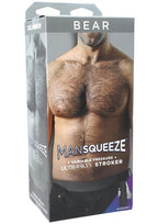 Man Squeeze Bear Ultraskyn Masturbator - Butt - Flesh/Vanilla