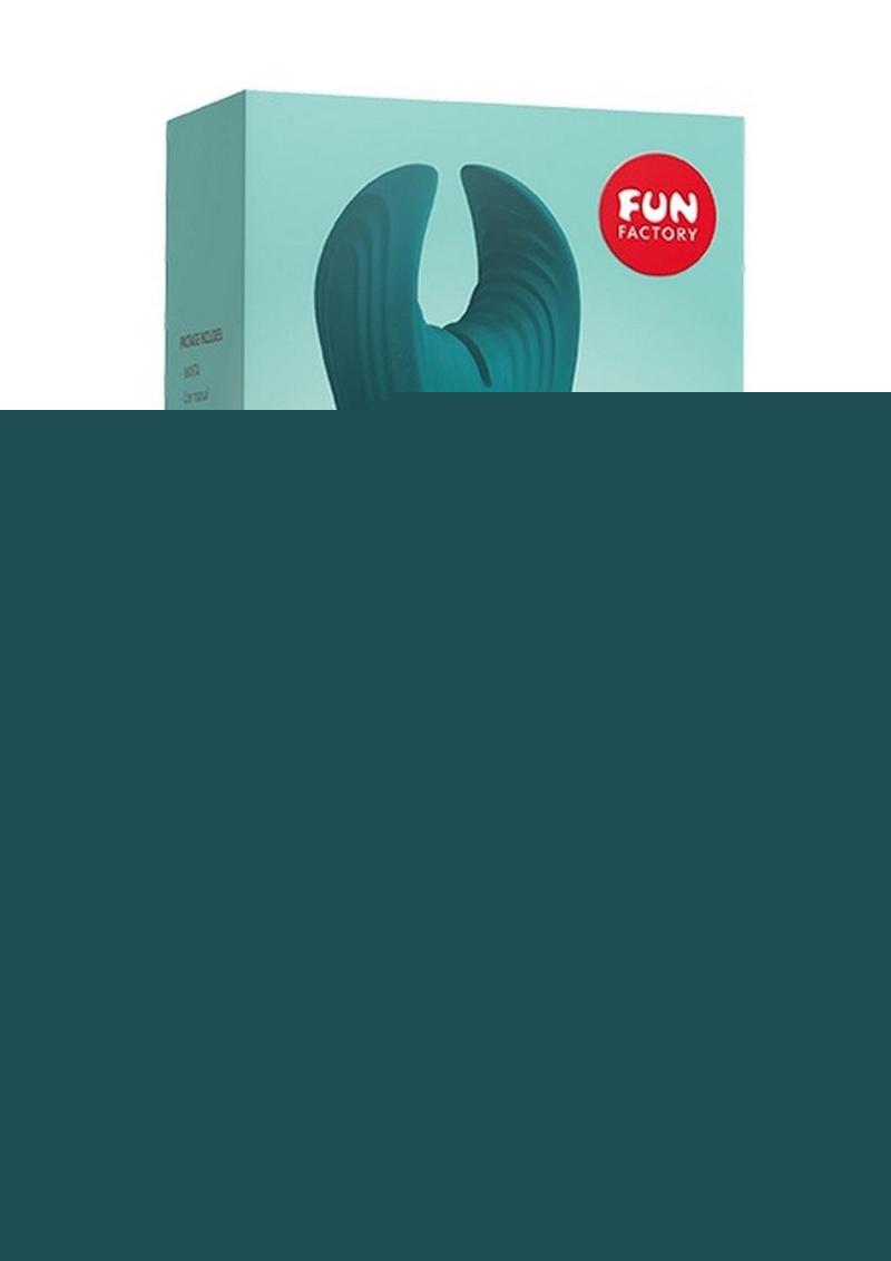 Manta Silicone Vibrating Sleeve - Deep Sea - Blue