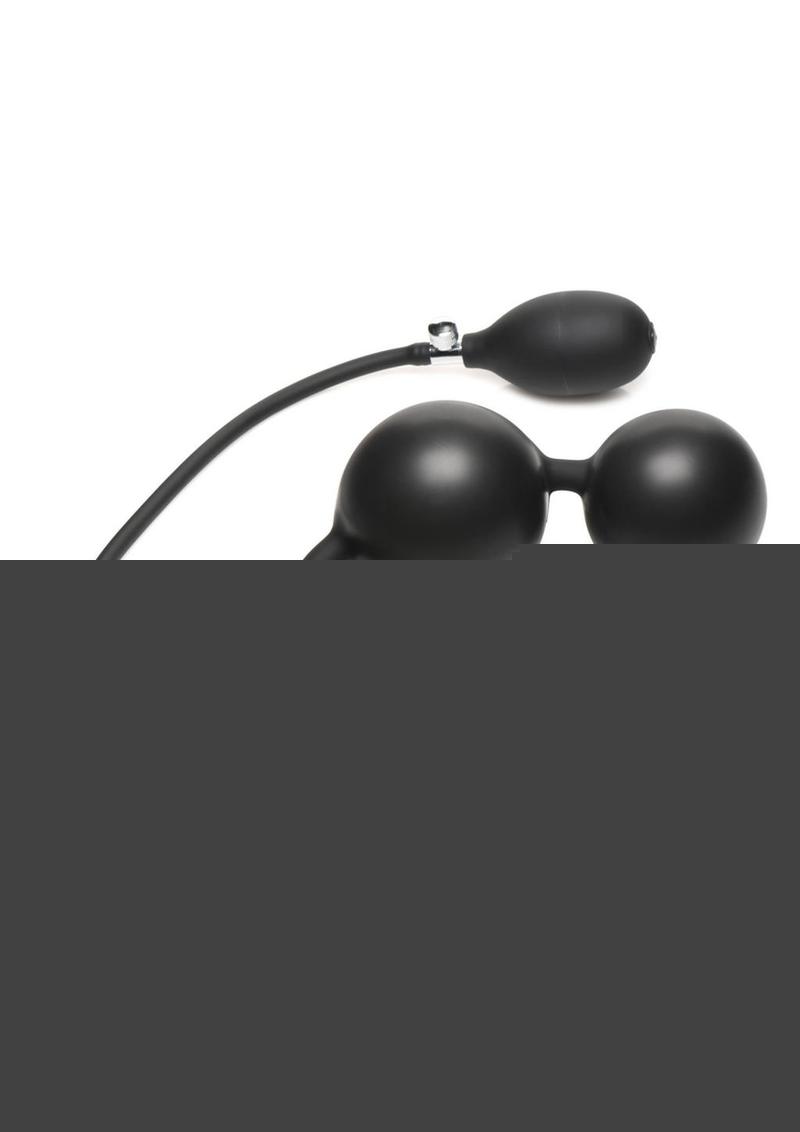 Master Series Ass Rattler Weighted Inflatable Silicone Anal Plug