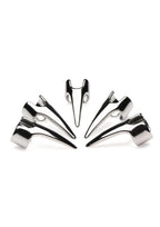 Master Series Clawed Sensation Stainless Steel Play Rings - Metal - 5 Piece