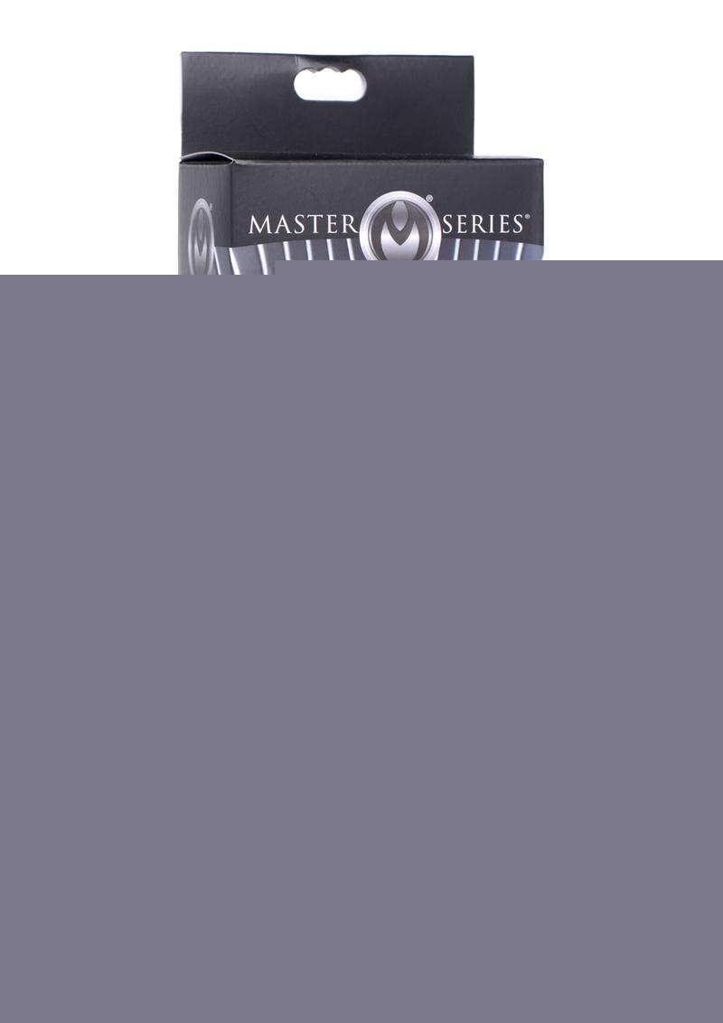 Master Series Dick-Spand Inflatable Silicone Dildo - Black