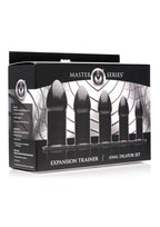 Master Series Expansion Trainer Anal Dilator - Black - 5 Piece/Set