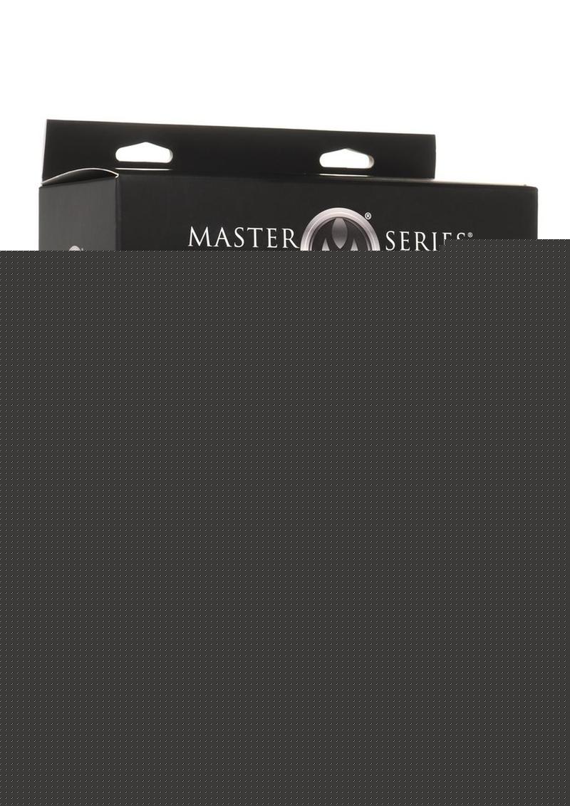 Master Series Heather's Harness Male Body Harness - Black/Red - Large/XLarge