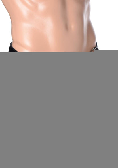 Master Series Infiltrator Hollow Strap-On + 10in Dildo - Black