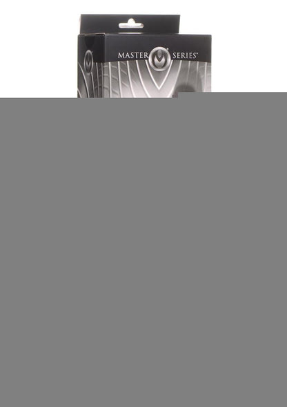 Master Series Vibrating and Thrusting Rechargeable Silicone Dildo - Black