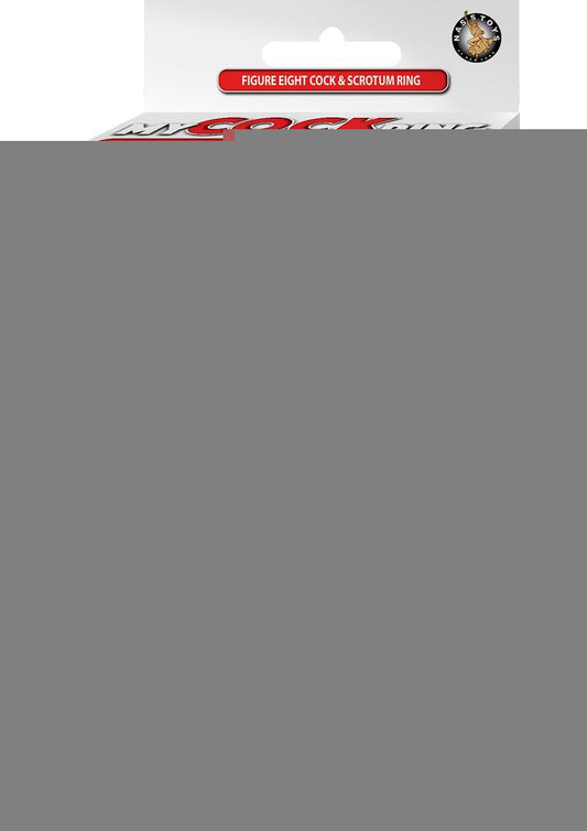 My Cockring Double Ring Silicone Cock and Scrotum Ring - Black