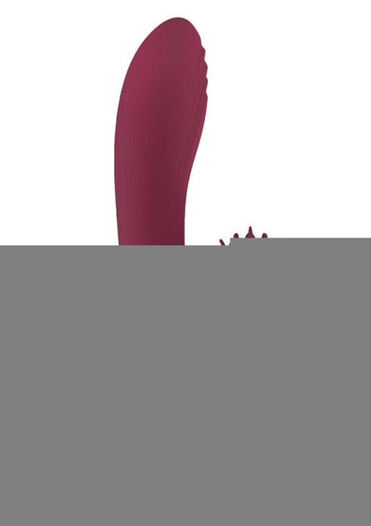 Mystique Venus Rechargeable Silicone Vibrator - Eggplant Purple/Purple