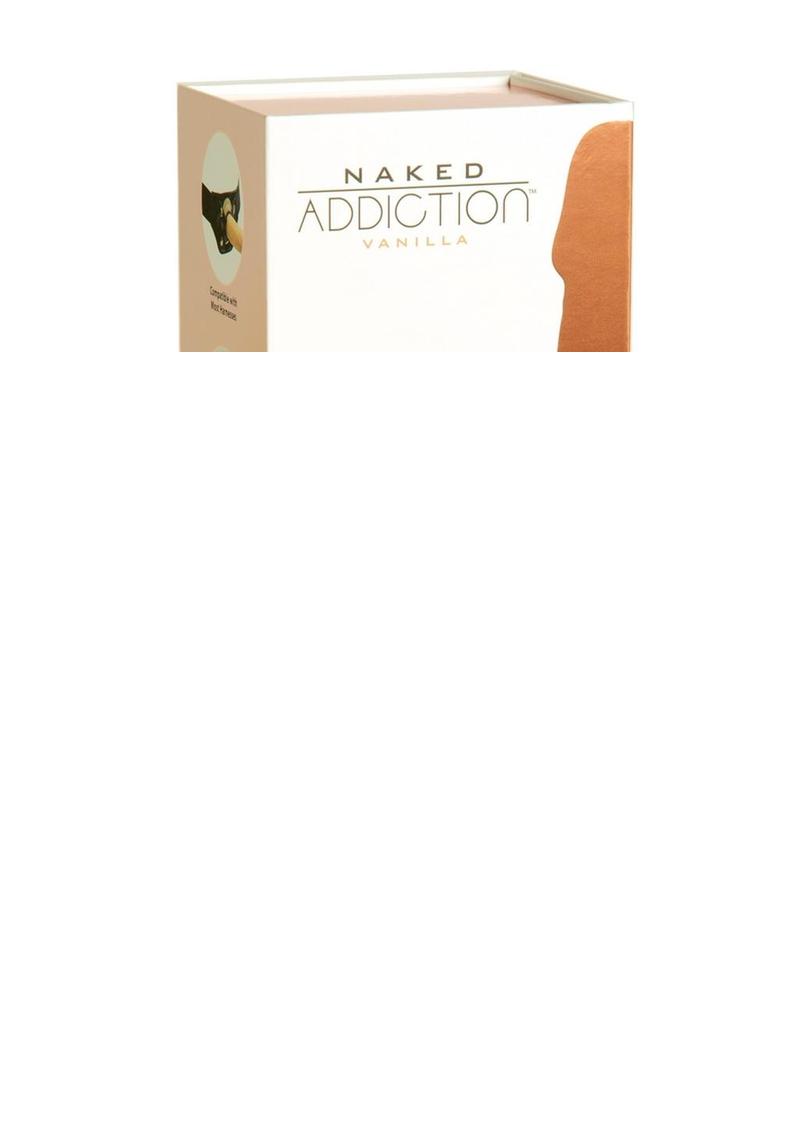 Naked Addiction Silicone Dual Density Bendable Dildo - Vanilla - 9in