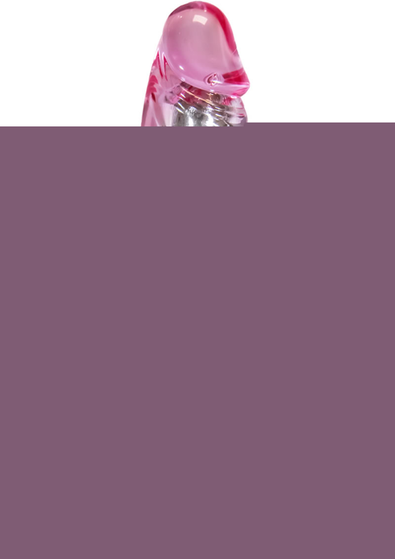 Naturally Yours Fantasy Vibrating Dildo - Pink - 8.5in