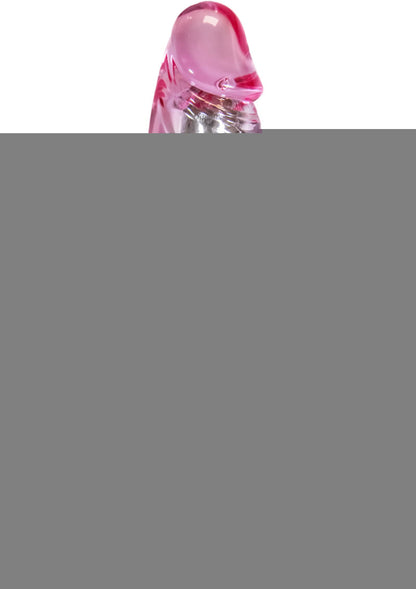 Naturally Yours Fantasy Vibrating Dildo - Pink - 8.5in