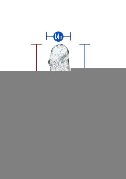 Naturally Yours Glitter Dildo with Balls