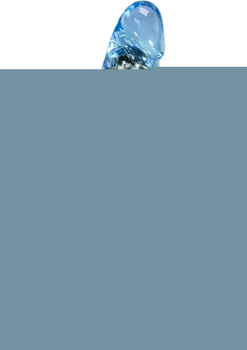 Naturally Yours Mambo Vibrating Dildo - Blue - 9in