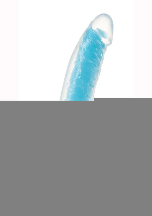 Neo Elite Glow In The Dark Dildo - Blue/Glow In The Dark - 7.5in