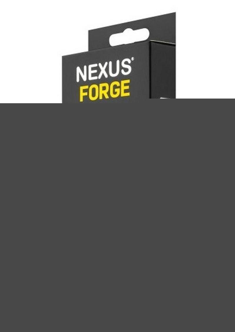 Nexus Forge Single Adjustable Lasso Silicone Cock Ring - Black
