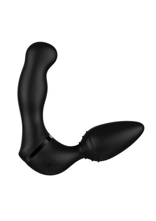 Nexus Revo Twist Rechargeable Silicone Rotating Dual Vibrator with Remote Control - Black