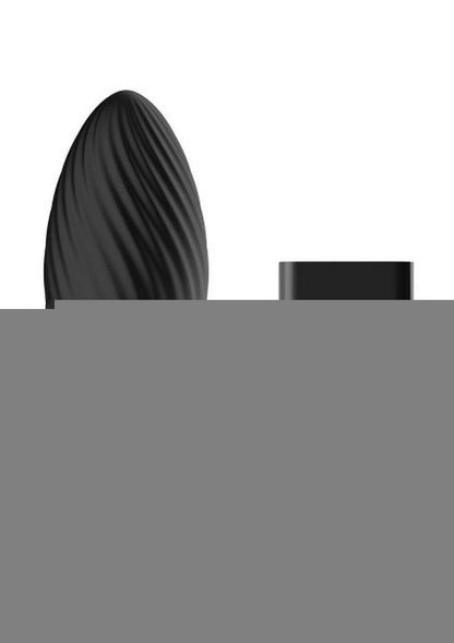 Nexus Tornado Rechargeable Silicone Rotating Butt Plug with Remote Control - Black