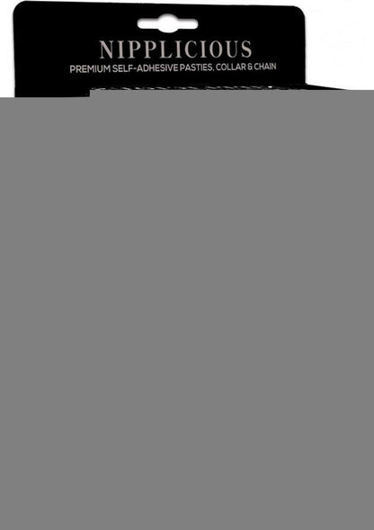 Nipplicious Dominatirix Pasties with Collar - Black