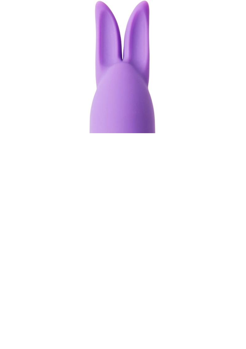 Nu Sensuelle Bunnii Rechargeable Silicone Vibrator - Purple