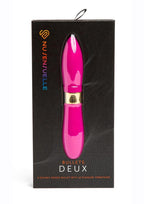Nu Sensuelle Deux Silicone Rechargeable Bullet - Magenta/Pink/Rose Gold