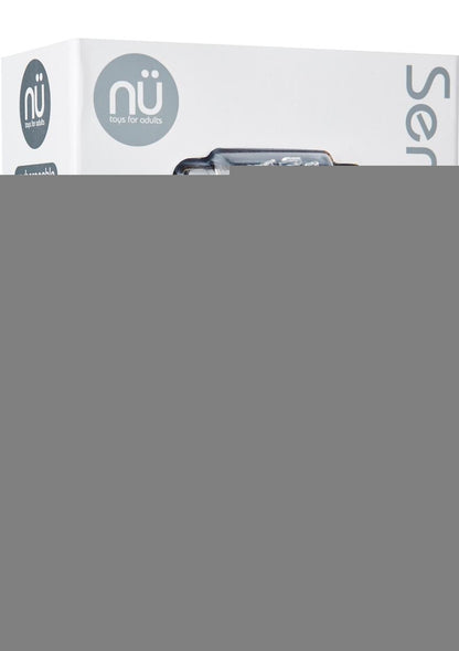 Nu Sensuelle Double Action Bullet Ring Rechargeable Vibrating Cock Ring - Clear