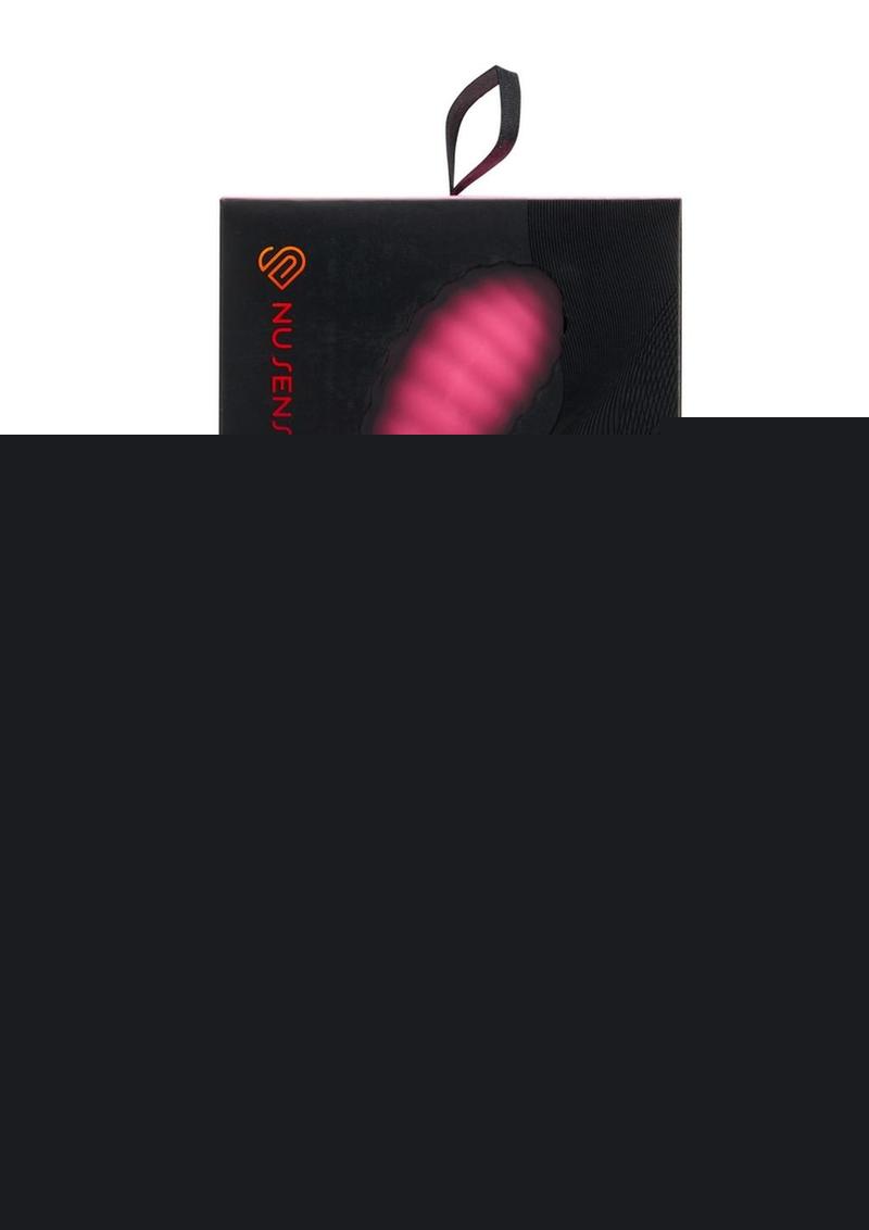 Nu Sensuelle Lola Nubii Flexibile Rechargeable Silicone Warming Vibrator - Pink/Silver