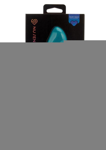 Nu Sensuelle Luna Velvet Touch with Turbo Rechargeable Silicone Vibrator - Green/Rose Gold