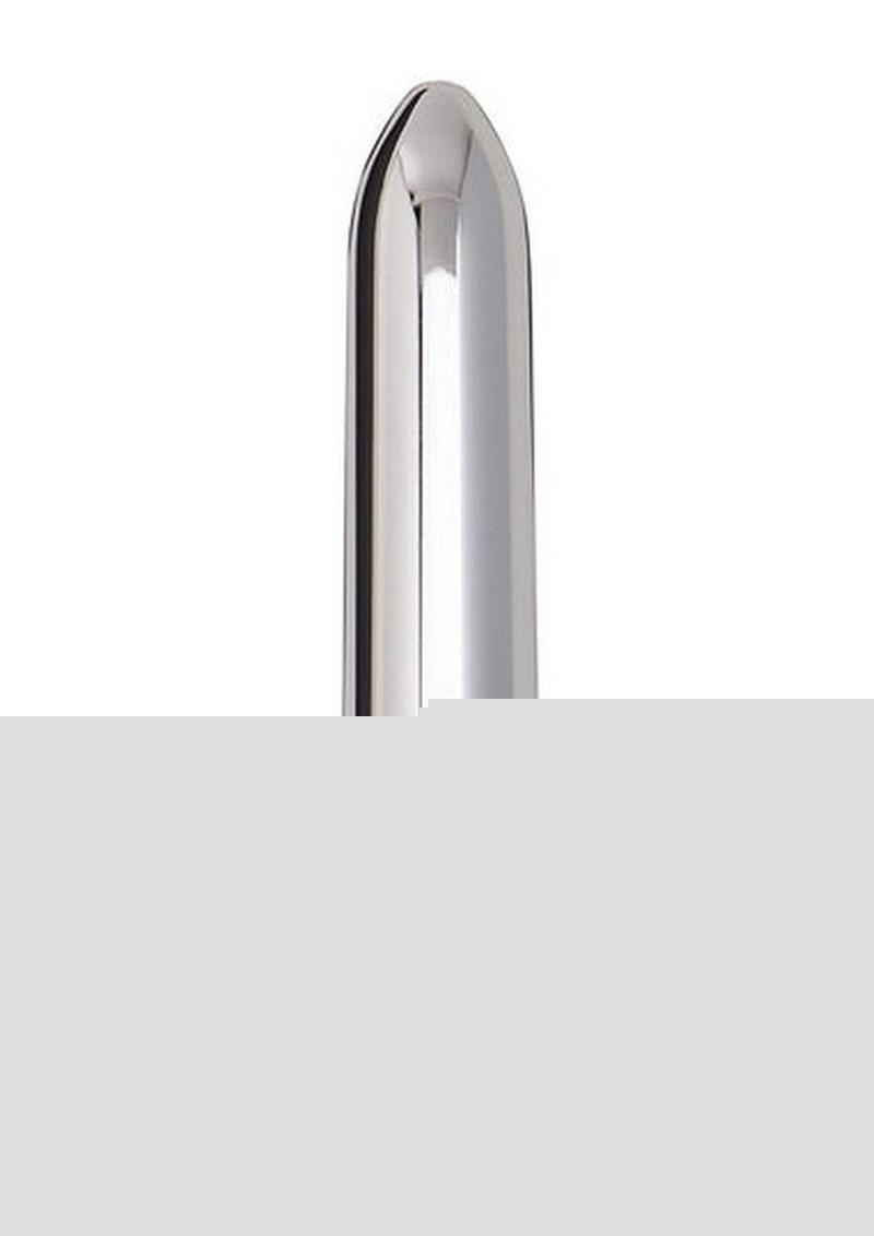 Nu Sensuelle Point Rechargeable Silicone Bullet - Silver
