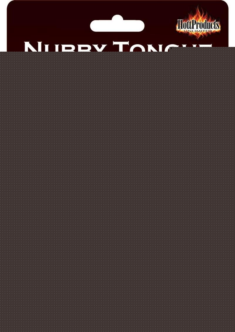 Nubbie Tongue Vibrating Silicone Cock Ring Waterproof - Purple