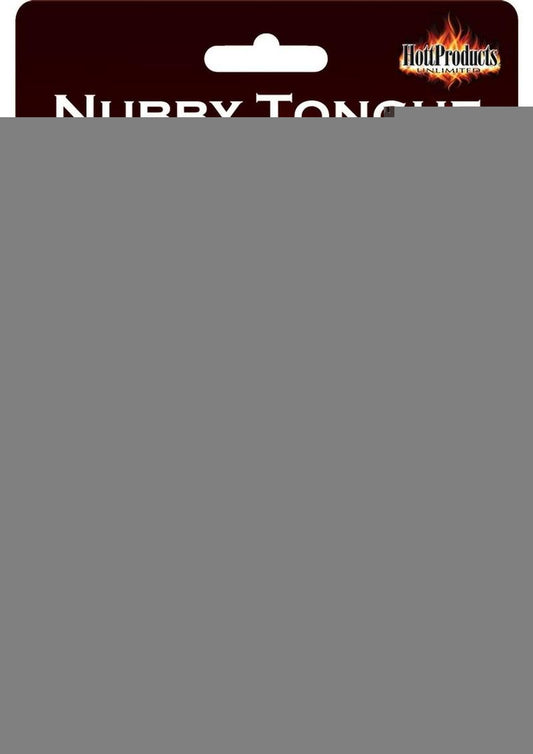 Nubbie Tongue Vibrating Silicone Cock Ring Waterproof - Purple