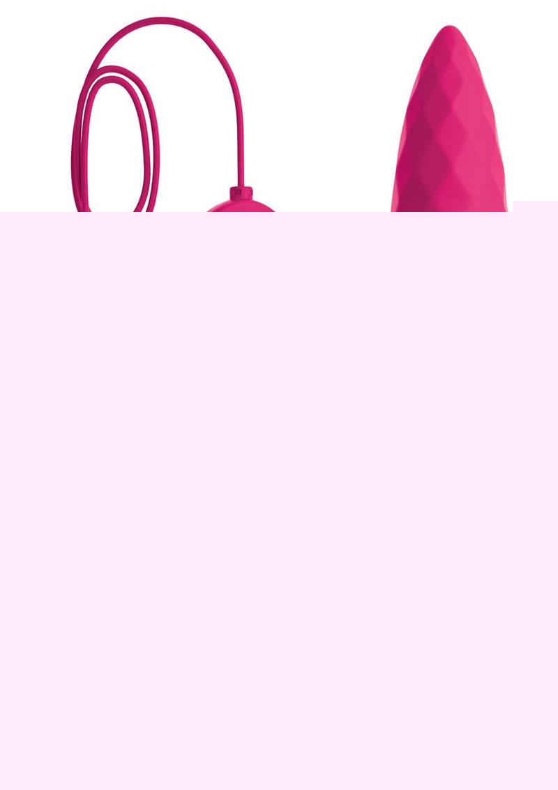 Omg! Bullets #Fun USB-Powered Silicone Vibrating Bullet - Pink