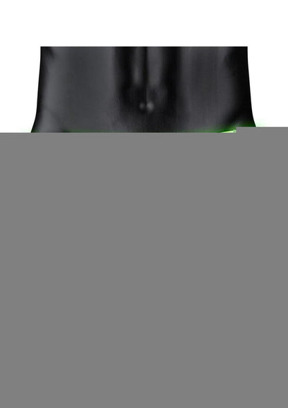 Ouch! Buckle Jock Strap - Black/Glow In The Dark/Green - Medium/Small