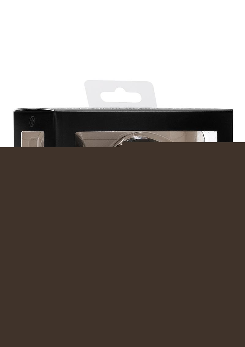 Ouch! Diamond Heart Butt Plug - Regular - Black