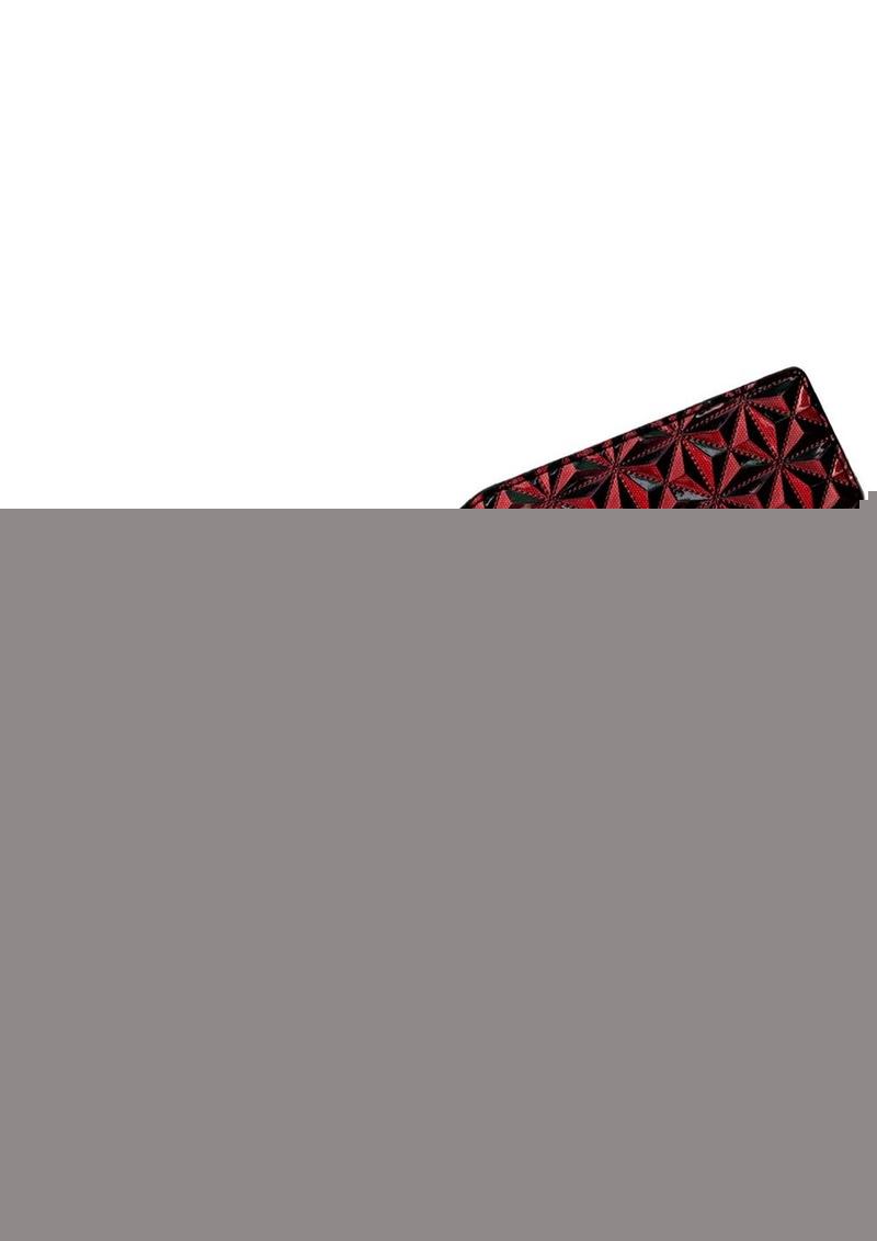 Ouch! Luxury Paddle - Burgundy/Red