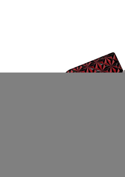 Ouch! Luxury Paddle - Burgundy/Red