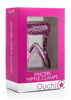 Ouch! Pincers Nipple Clamps - Pink